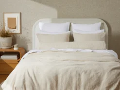 Parachute Pillowcases + Shams*Boucle Bolster Pillow Cover