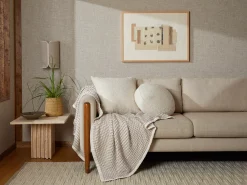 Parachute Pillowcases + Shams*Boucle Round Pillow Cover