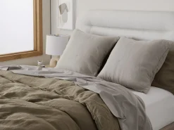 Parachute Pillowcases + Shams*Everyday Linen Euro Sham