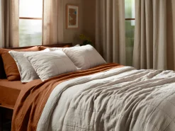 Parachute Quilts + Comforters*Linen Box Quilt