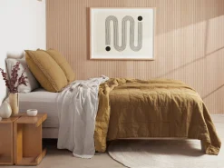 Parachute Pillowcases + Shams*Linen Box Quilted Euro Sham