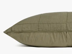Parachute Pillowcases + Shams*Linen Box Quilted Euro Sham