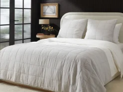 Parachute Pillowcases + Shams*Linen Box Quilted Euro Sham