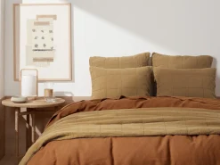 Parachute Pillowcases + Shams*Linen Box Quilted Sham Set