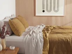 Parachute Pillowcases + Shams*Linen Box Quilted Sham Set