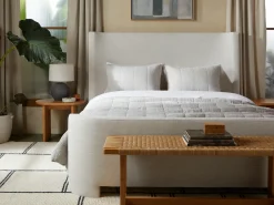 Parachute Pillowcases + Shams*Linen Box Quilted Sham Set