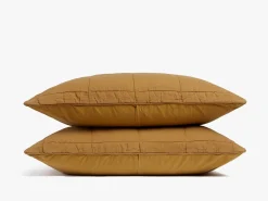 Parachute Pillowcases + Shams*Linen Box Quilted Sham Set