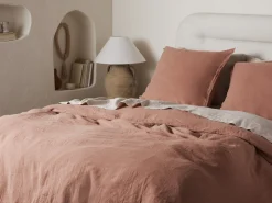 Parachute Pillowcases + Shams*Linen Euro Sham