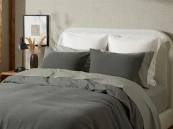 Parachute Pillowcases + Shams*Linen Euro Sham