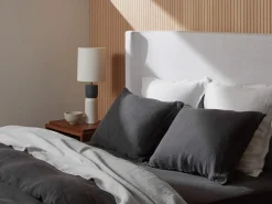 Parachute Pillowcases + Shams*Linen Euro Sham