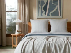 Parachute Pillowcases + Shams*Matelasse Euro Sham