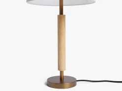 Parachute Lighting*Oak Table Lamp