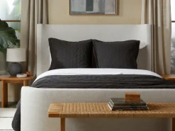 Parachute Pillowcases + Shams*Organic Soft Stitch Euro Sham