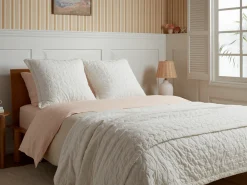 Parachute Pillowcases + Shams*Organic Soft Stitch Euro Sham