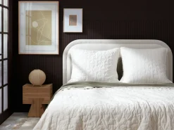 Parachute Pillowcases + Shams*Organic Soft Stitch Euro Sham