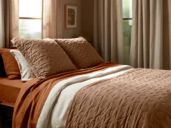 Parachute Pillowcases + Shams*Organic Soft Stitch Euro Sham