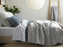 Parachute Pillowcases + Shams*Organic Waffle Euro Sham