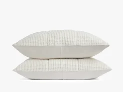 Parachute Pillowcases + Shams*Organic Waffle Sham Set