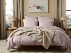 Parachute Decorative Pillows + Throws*Vintage Linen Throw